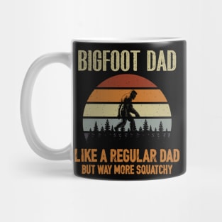 Bigfoot Dad Like a Regular Dad T-Shirt Mug